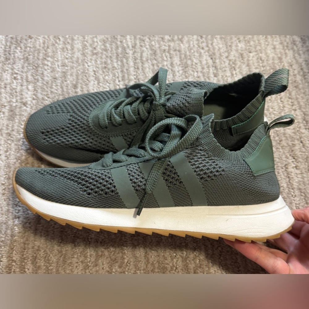 Adidas Green Knit Sneakers